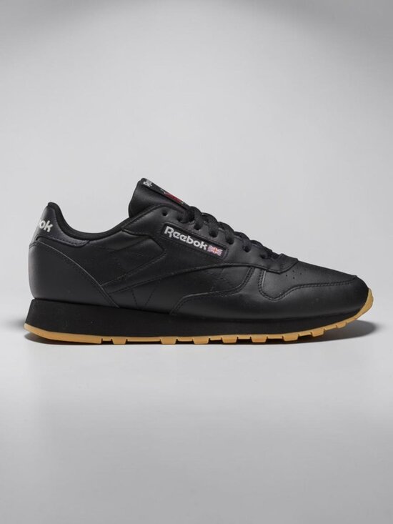Reebok Classics Leather Mens Casual Shoes Black/Gum Size 14 & 15 (NEW) GY0954 main image 4